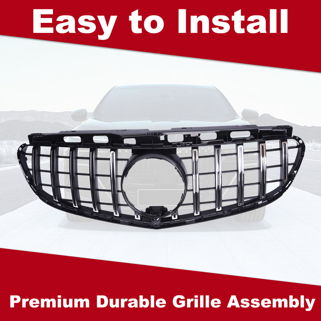 Front Grille w/ Camera Kit for Mercedes E-CLASS — product photo 2 of 12