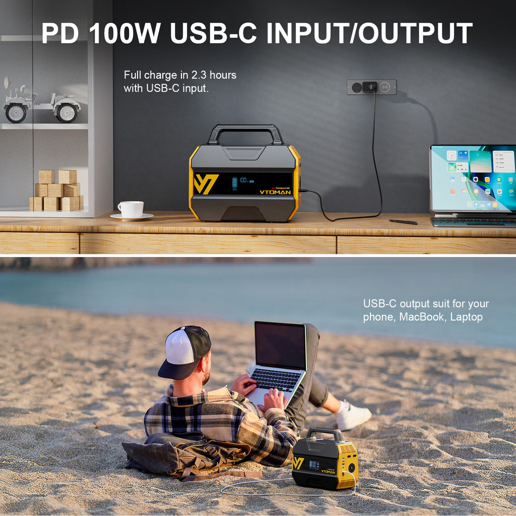 VTOMAN FlashSpeed 300 Portable Power Station Up to — product photo 7 of 9