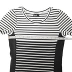 DOTTI Striped T-Shirt Dress Casual Ladies Wear Short — product photo 5 of 12
