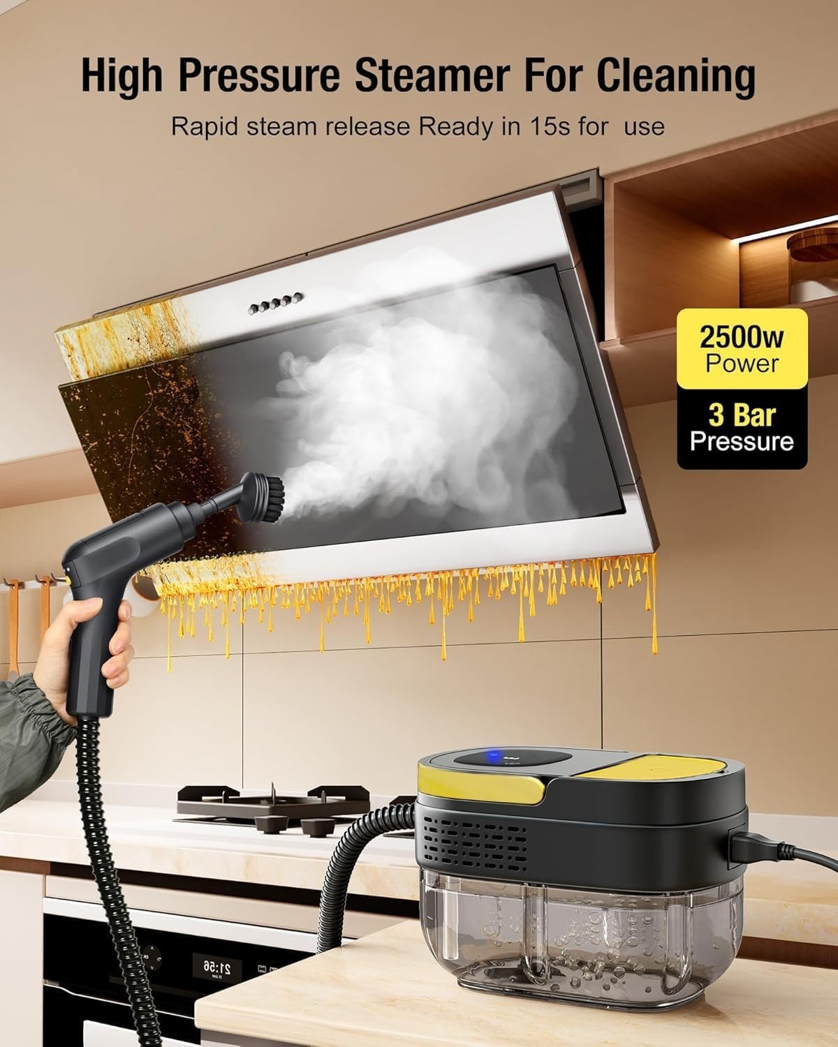 Steam Cleaner Handheld — product photo 3 of 6