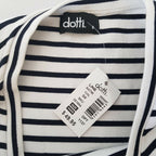 DOTTI Striped T-Shirt Dress Casual Ladies Wear Short — product photo 8 of 12