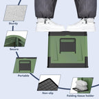 Portable Foldable Camping Toilet for Adult Large Travel — product photo 5 of 8