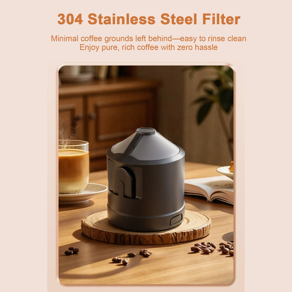 Portable Coffee Maker With Stainless Steel Cup For — product photo 8 of 12