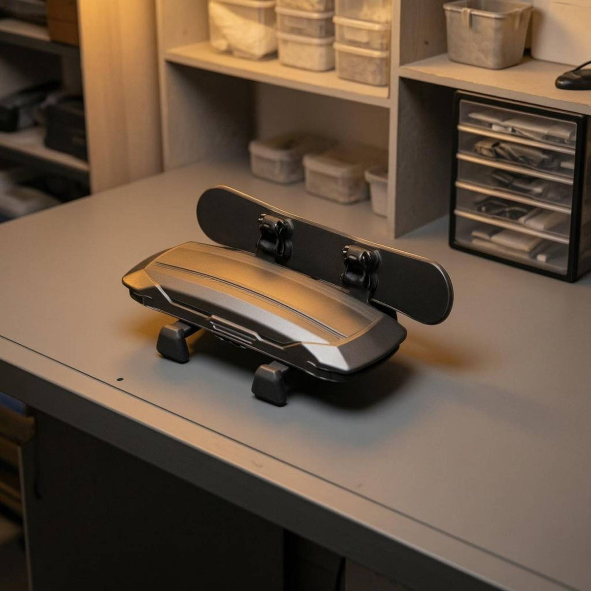 Miniature Car Roof Box Glossy Miniature Rooftop Exterior — product photo 6 of 9