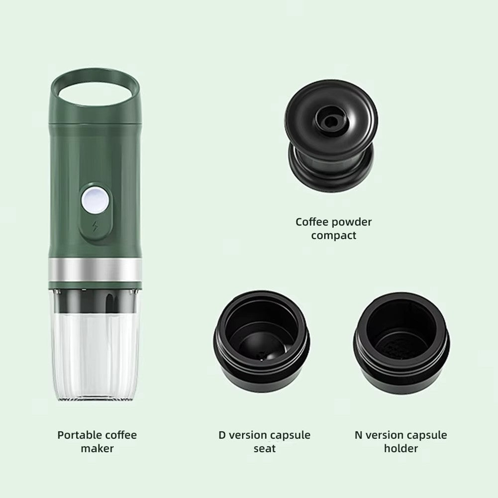 Portable Electric Espresso Coffee Maker — product photo 6 of 7