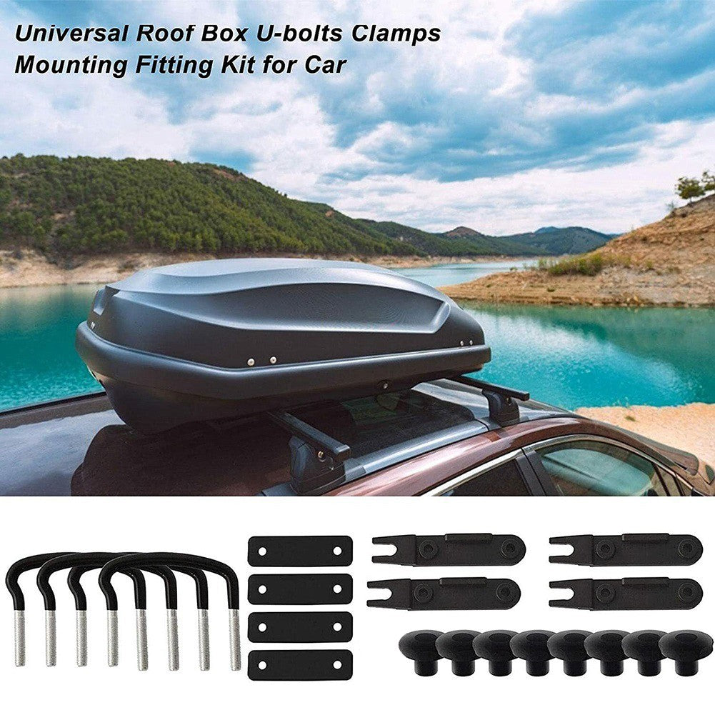 Roof Box U-Bolt Clips Roof Rack U-Brackets Luggage — product photo 3 of 9