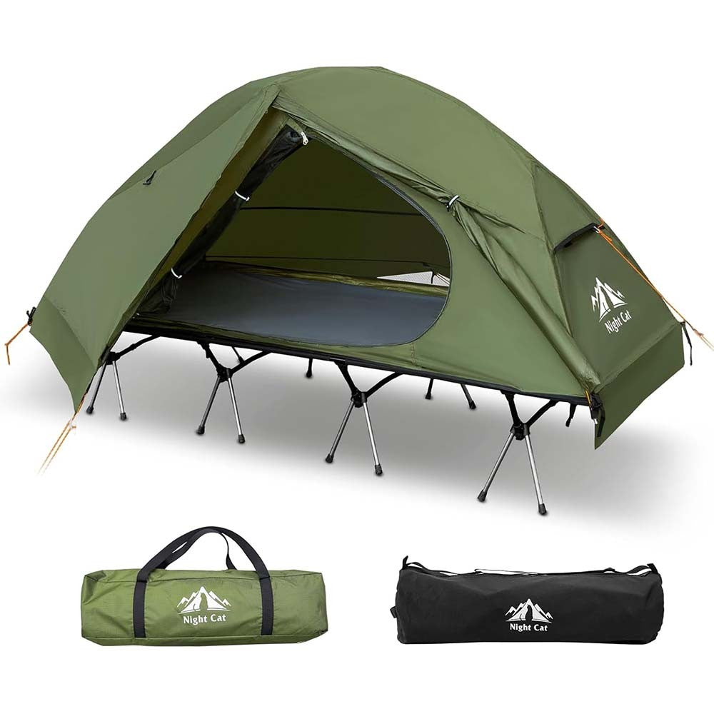 Spacious Off-Ground Camping Bed Cot Tent Combo with — product photo 5 of 5