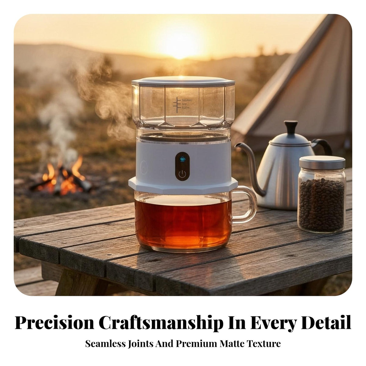 Mini Coffee Maker with Cup Portable Appliance Compact — product photo 6 of 10