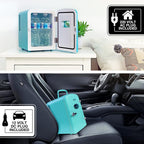 Retro 4L 6 Can Portable Mini Fridge Compact — product photo 6 of 8