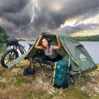 Spacious Off-Ground Camping Bed Cot Tent Combo with — product photo 3 of 5