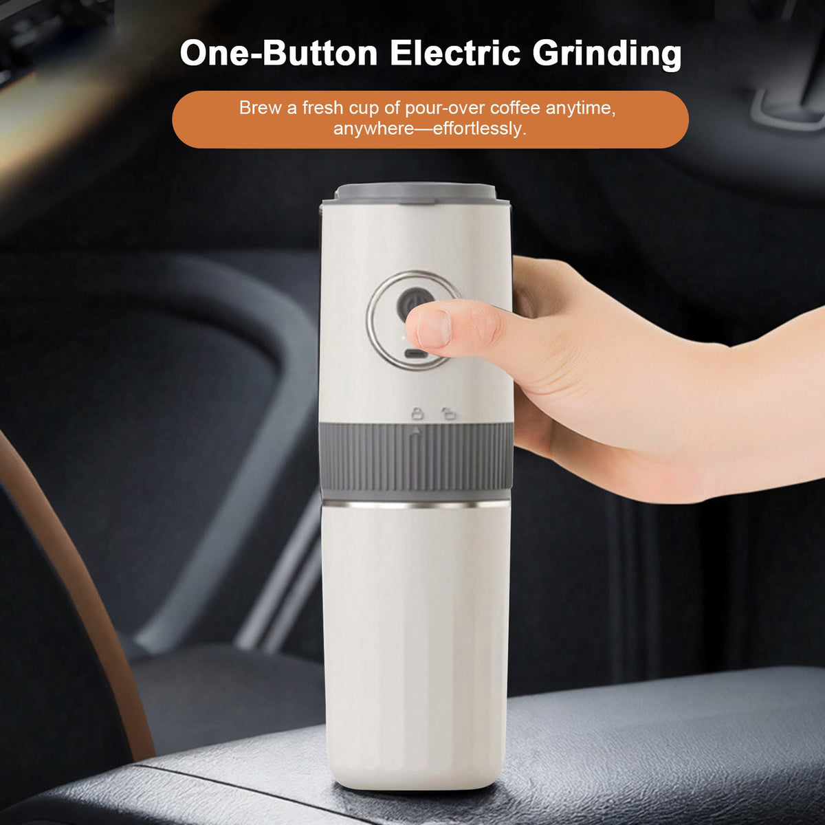 Portable Coffee Maker With Stainless Steel Cup For — product photo 7 of 12