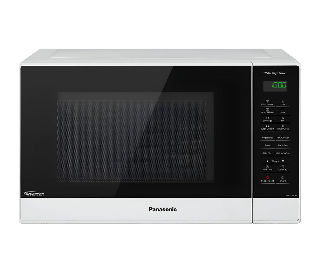 Panasonic 32L Compact Inverter Microwave Oven 1100W NN-ST64JW