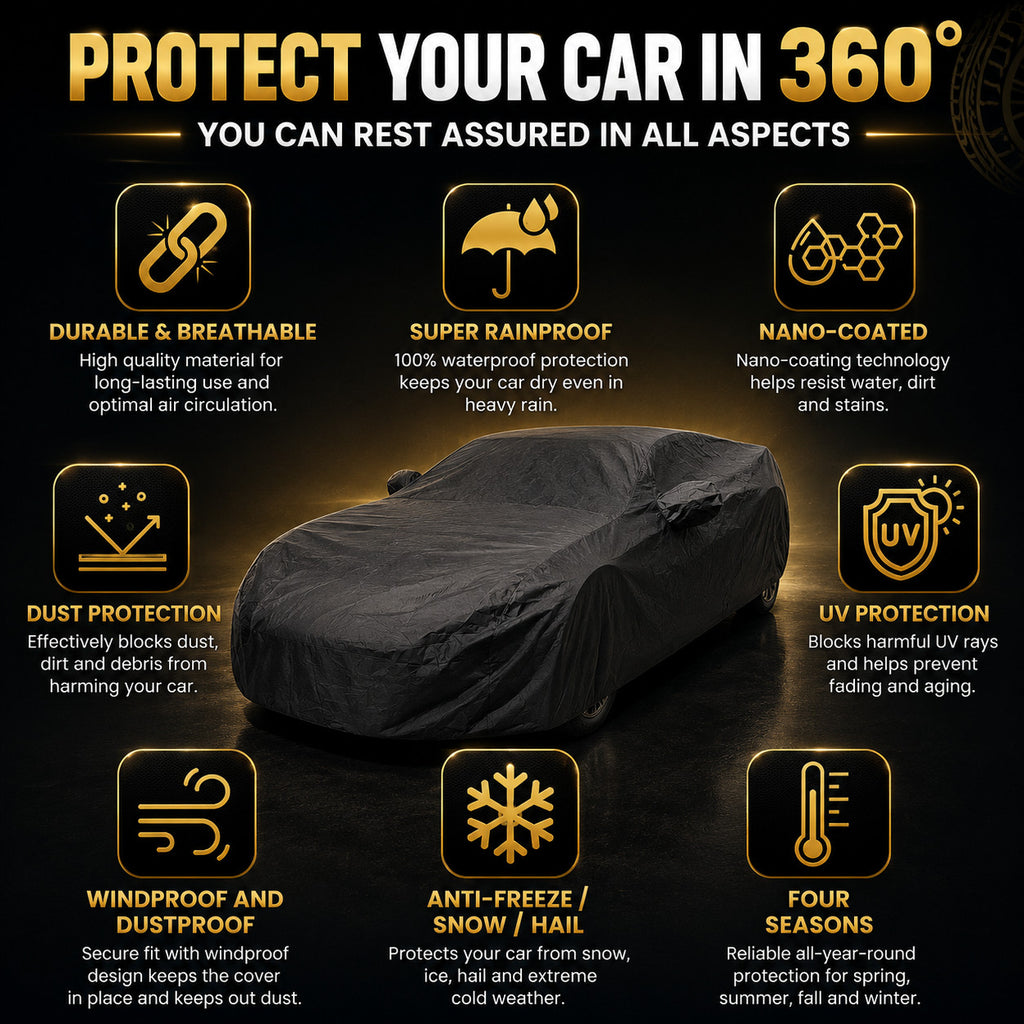 Custom Fit Waterproof Car Cover for 2016-2026 Alfa — product photo 4 of 8