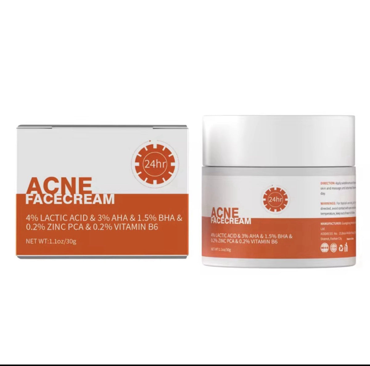 Acne Face Cream with Lactic Acid — product photo 5 of 9