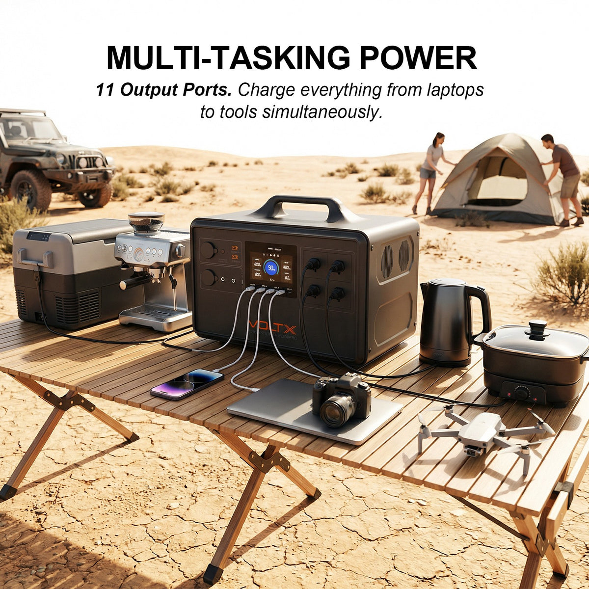 VoltX Portable Power Station 2240Wh 2400W + 3x — product photo 6 of 12