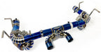 Titanium Dual Outlet X Pipe Exhaust fits 09-15 — product photo 3 of 5