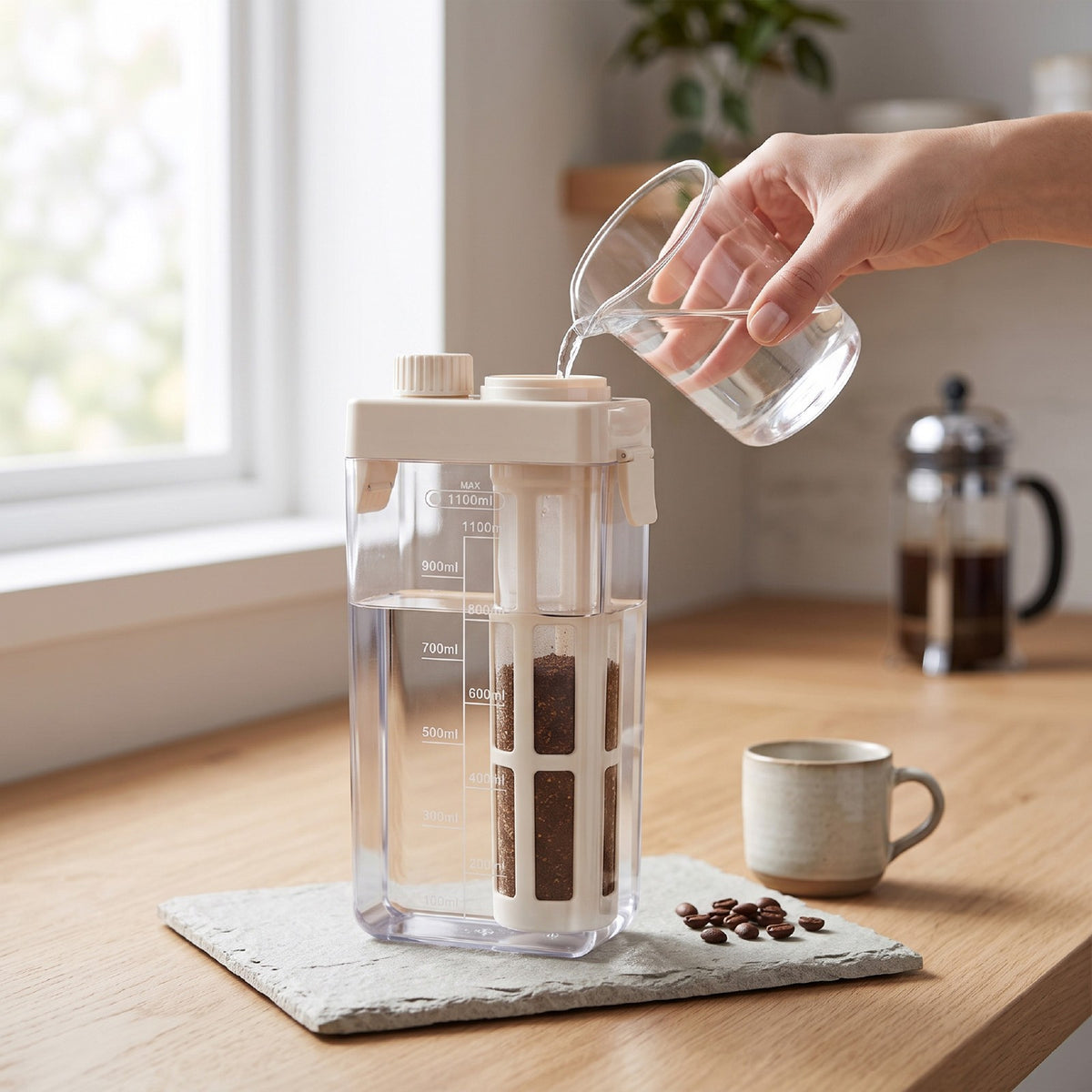 Cold Brew Coffee Maker 1100ml Large Portable Pitcher — main product photo