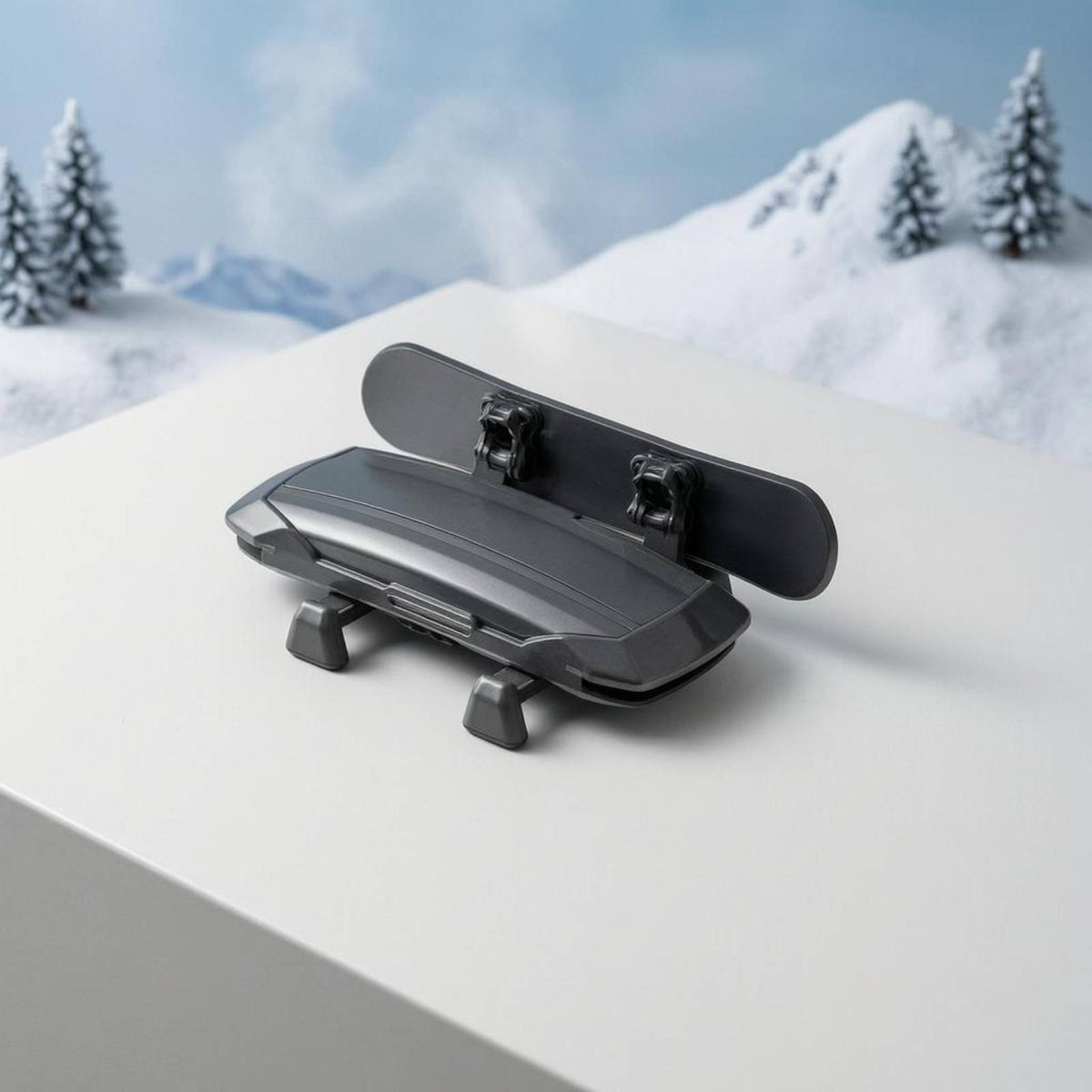Miniature Car Roof Box Glossy Miniature Rooftop Exterior — product photo 7 of 9