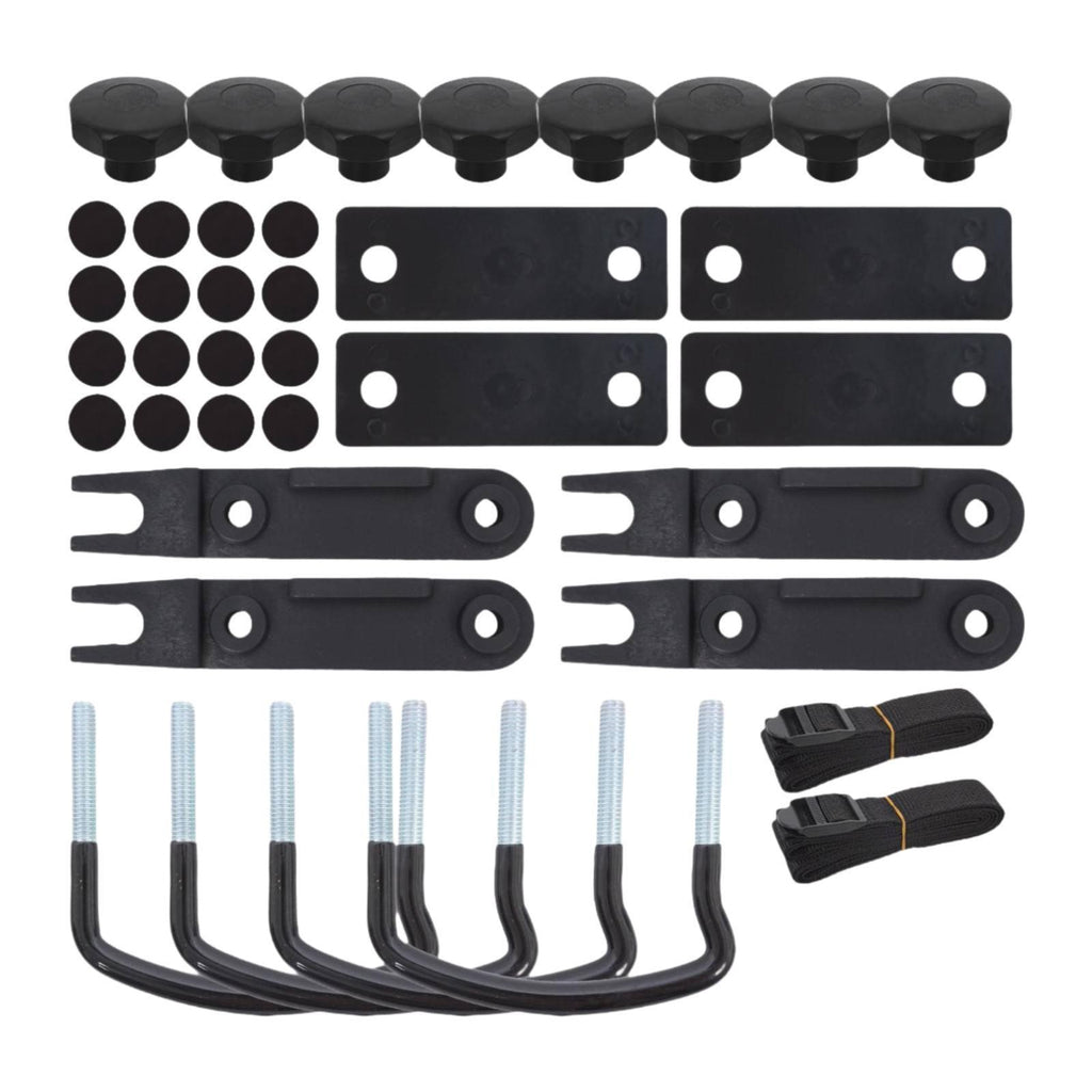 Roof Box U Bolt Clamp Easy Installation Black — main product photo