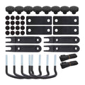 Roof Box U Bolt Clamp Easy Installation Black — main product photo
