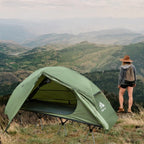 Spacious Off-Ground Camping Bed Cot Tent Combo with — main product photo