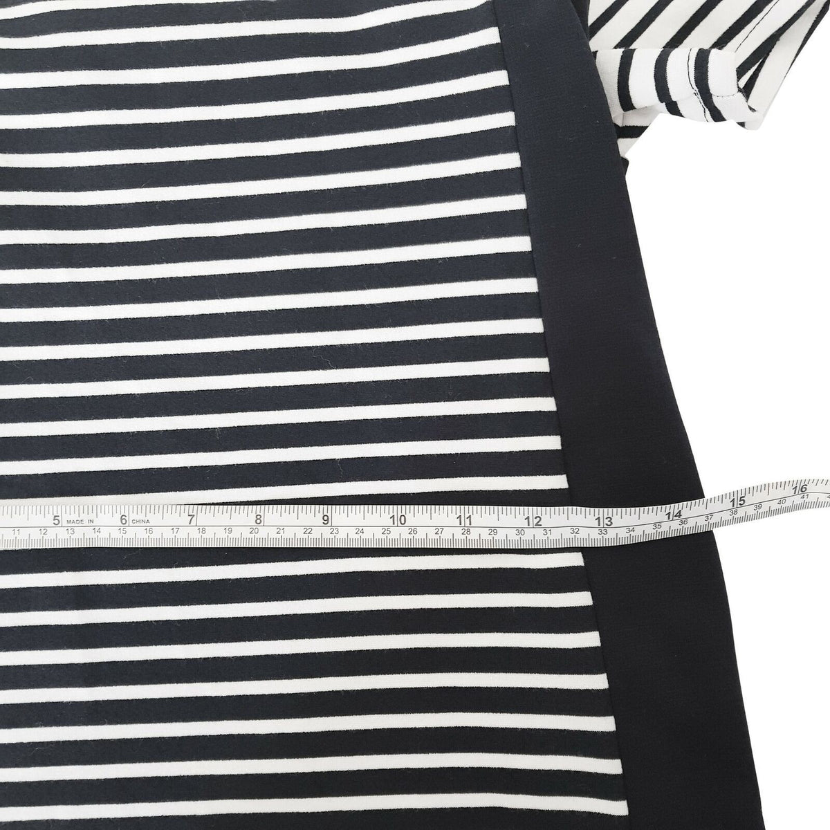 DOTTI Striped T-Shirt Dress Casual Ladies Wear Short — product photo 7 of 12