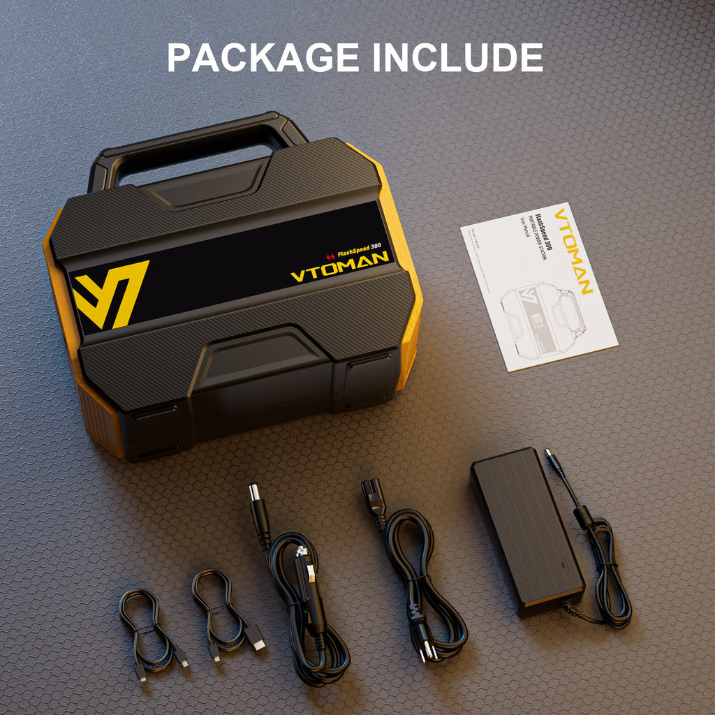 VTOMAN FlashSpeed 300 Portable Power Station Up to — product photo 8 of 9