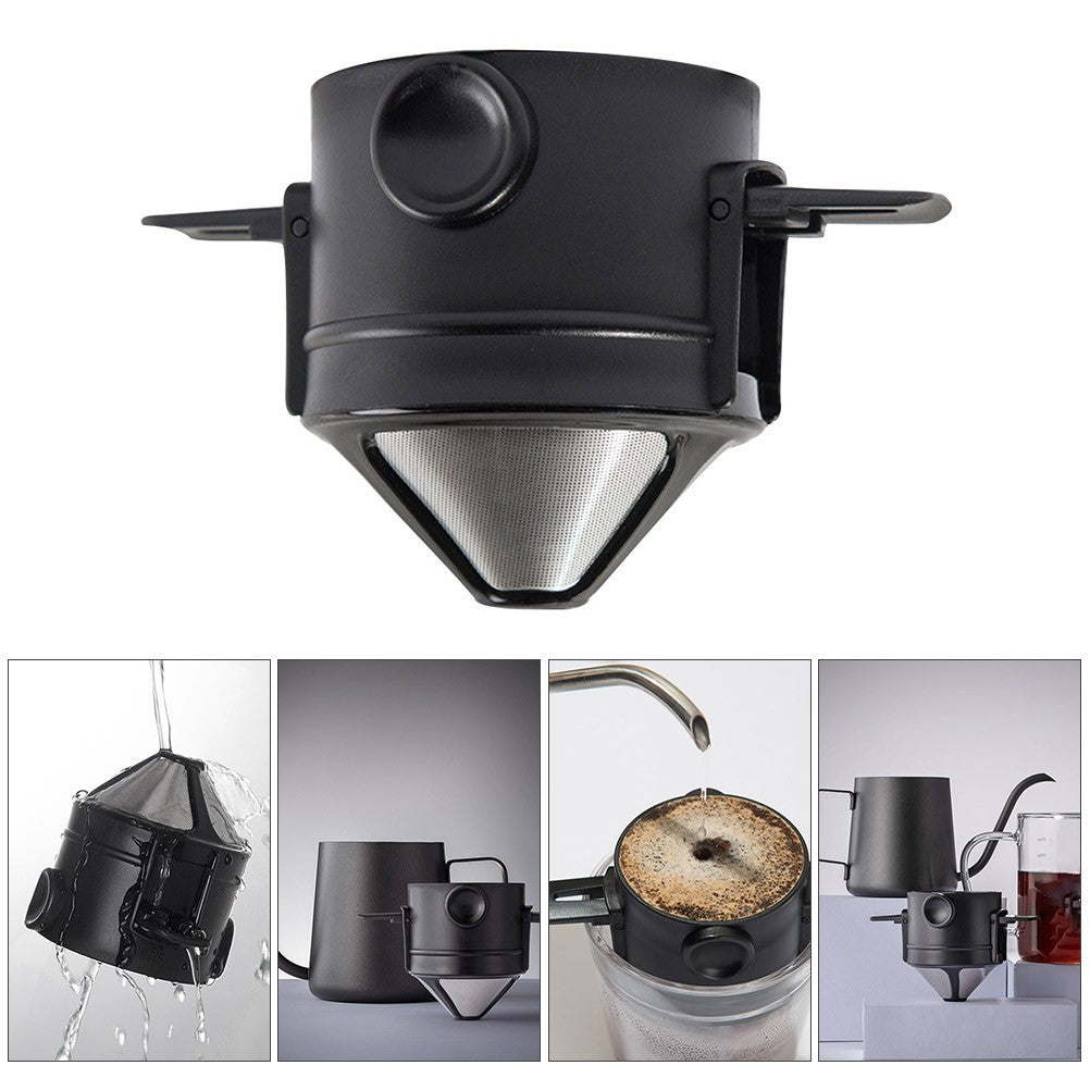Metal Coffee Strainer Portable Maker Single Cup Drip — product photo 2 of 12