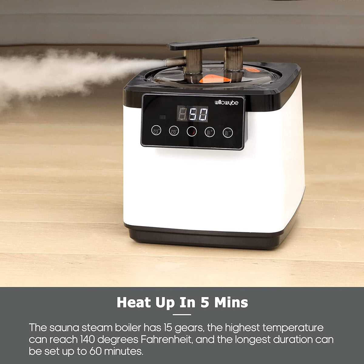 Portable Steam Sauna with Bluetooth Control — product photo 2 of 12