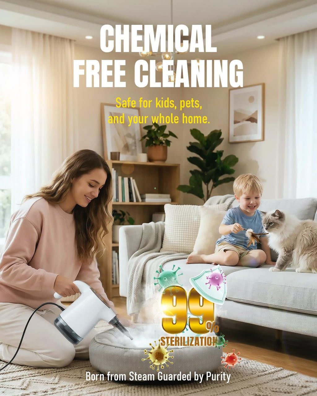 Handheld Steam Cleaner — product photo 5 of 12