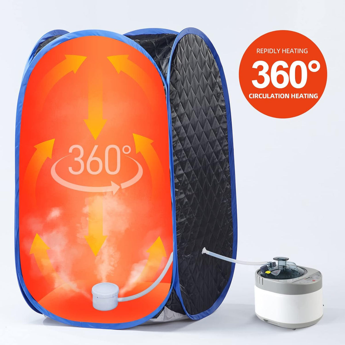 Portable 4L Sauna Steamer with Remote Control & — product photo 5 of 7