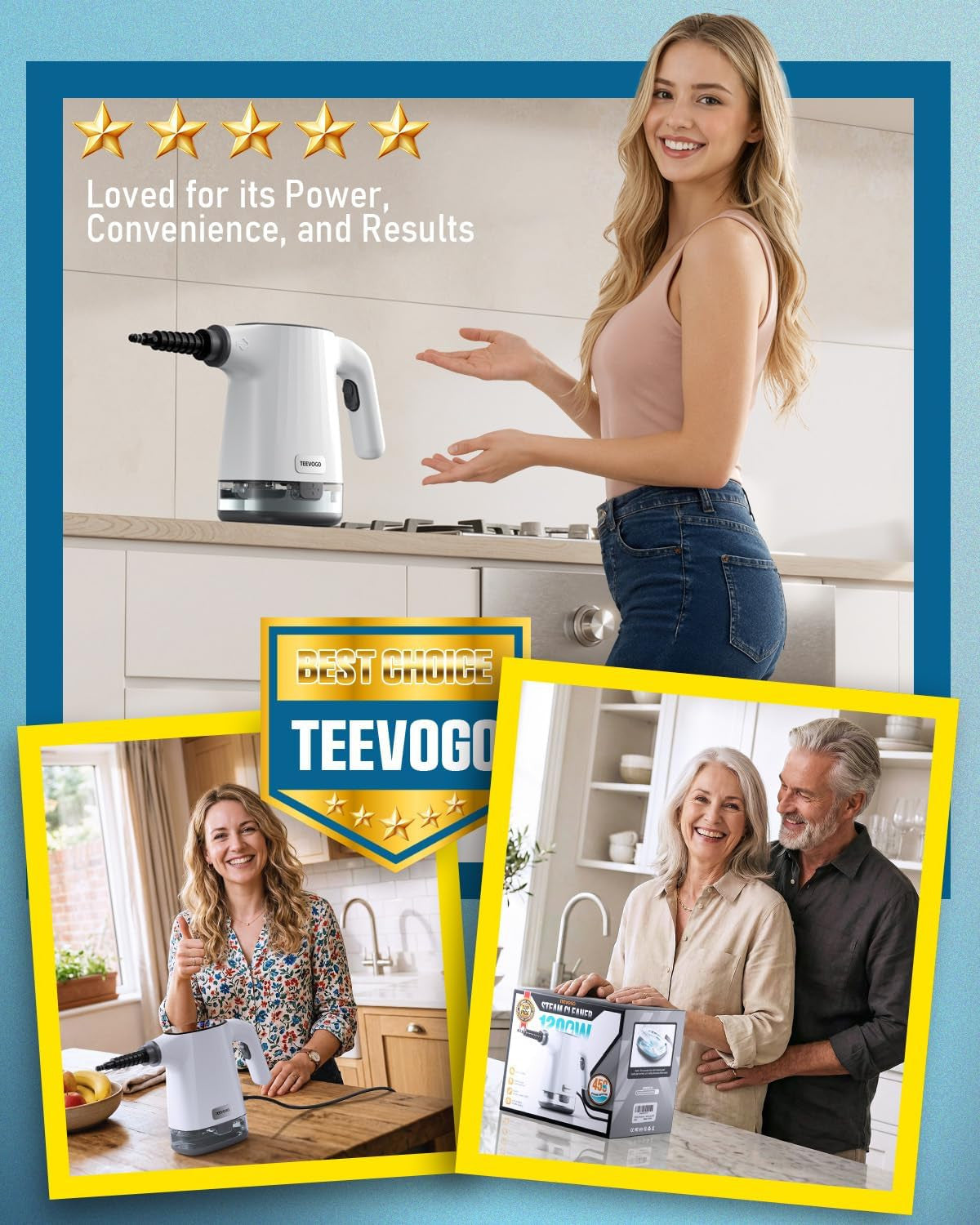 Handheld Steam Cleaner — product photo 8 of 12