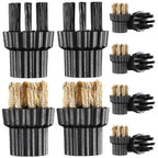 12Pcs Portable Steam Cleaner Brush Heads Durable Replacement — main product photo