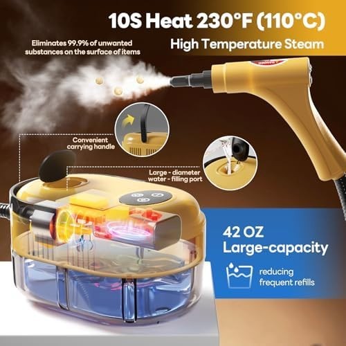 Fast Heating Handheld Steam Cleaner — product photo 2 of 7