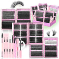 YIDUO 6 Box Mix Lashes Clusters Kit Gift — main product photo