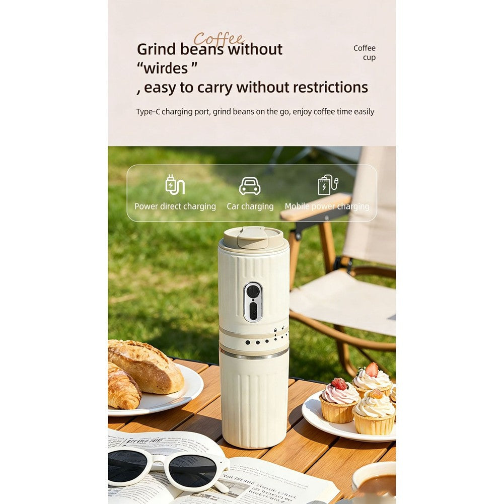 Portable Coffee Maker Grinder Cup Electric Espresso Coffee — product photo 3 of 10
