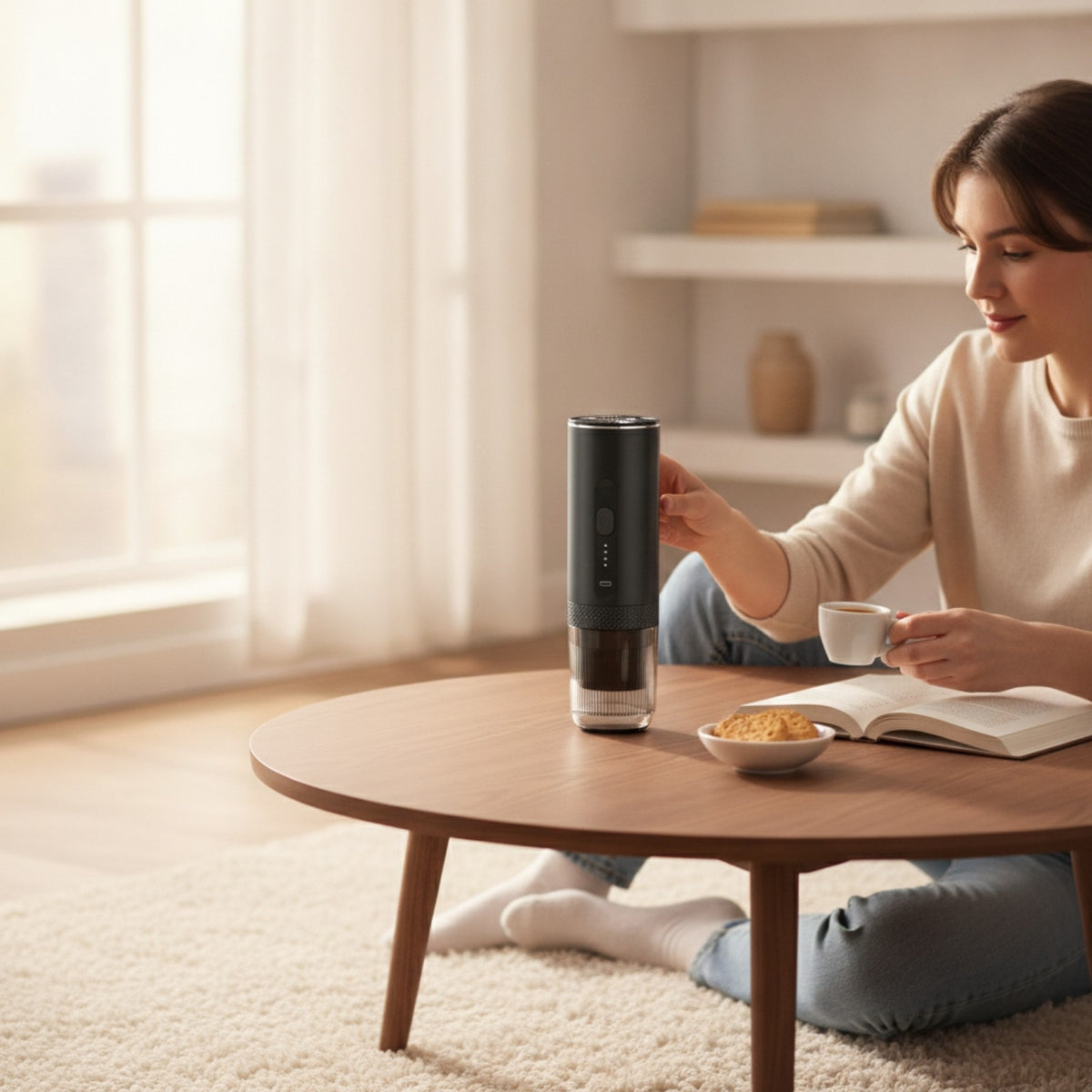 Portable Espresso Maker Rechargeable Battery Self-Heating Coffee Maker — product photo 8 of 10