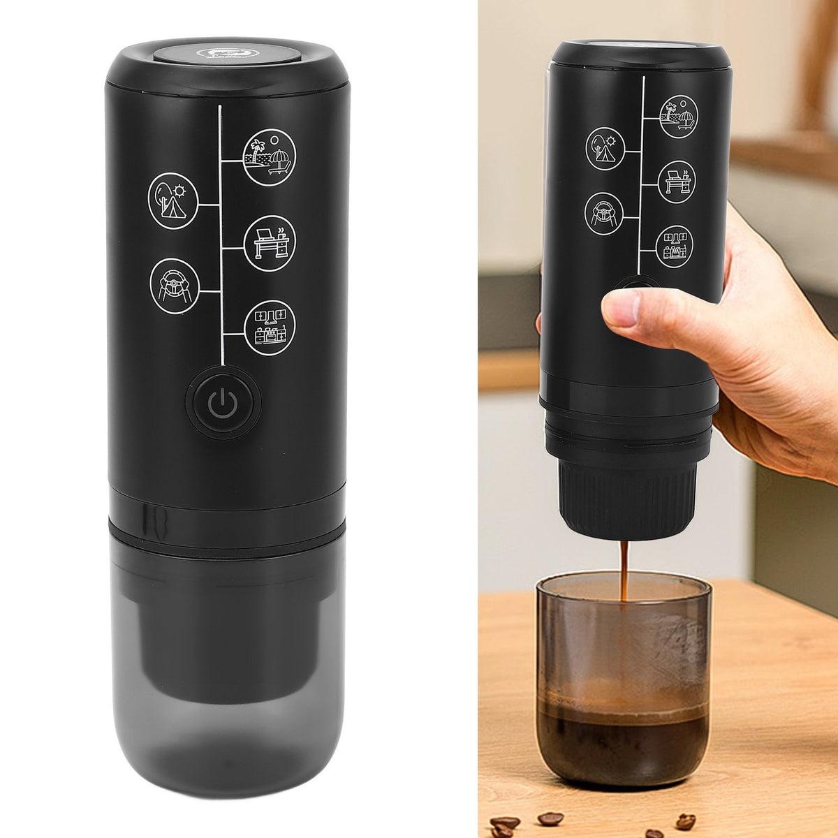 Electric Capsule Coffee Maker Portable Electric Coffee Maker — main product photo