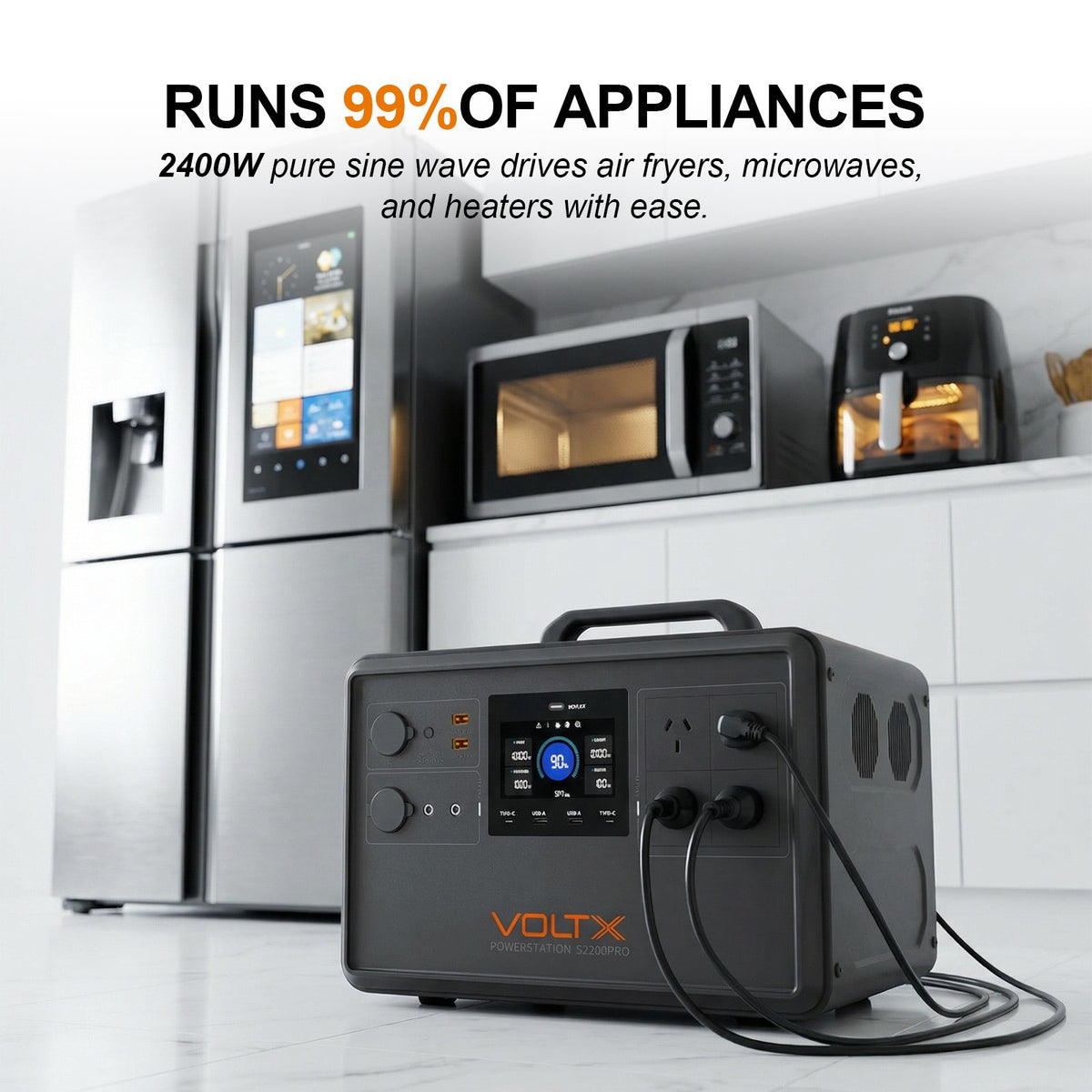 VoltX Portable Power Station 2240Wh 2400W + 3x — product photo 2 of 12