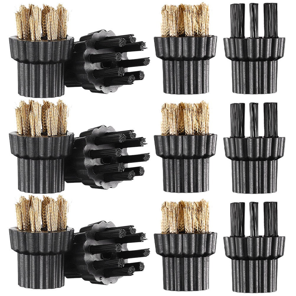 12Pcs Portable Steam Cleaner Brush Heads Durable Replacement — product photo 3 of 12