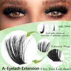 YIDUO 6 Box Mix Lashes Clusters Kit Gift — product photo 3 of 9