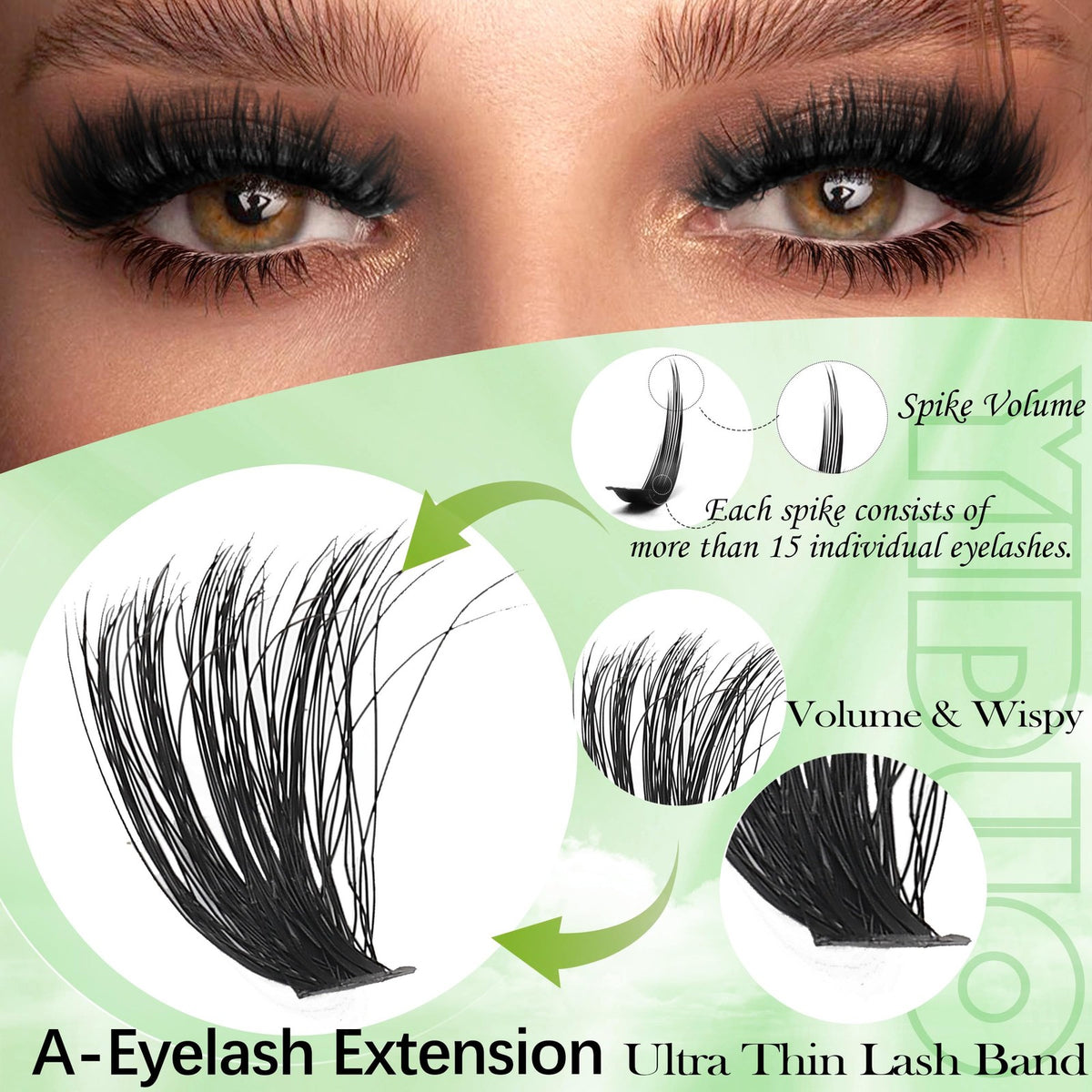 YIDUO 6 Box Mix Lashes Clusters Kit Gift — product photo 3 of 9