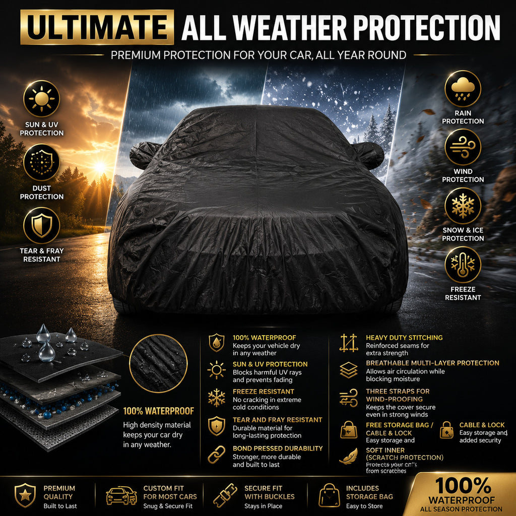 Custom Fit Waterproof Car Cover for 2016-2026 Alfa — product photo 3 of 8