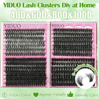 YIDUO 6 Box Mix Lashes Clusters Kit Gift — product photo 5 of 9