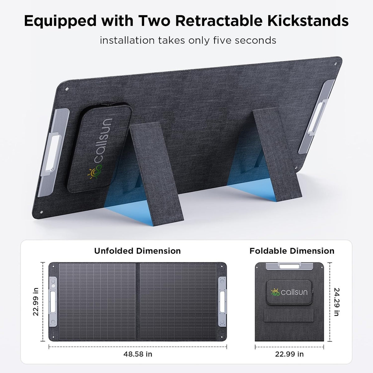 110W Portable Solar Panel — product photo 4 of 9