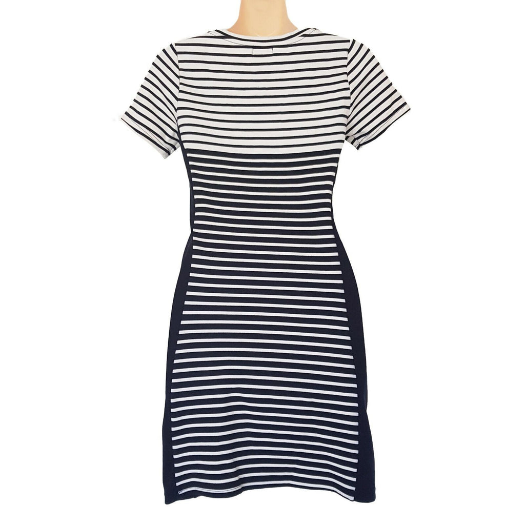 DOTTI Striped T-Shirt Dress Casual Ladies Wear Short — product photo 4 of 12