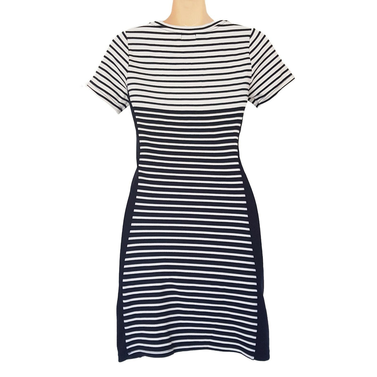 DOTTI Striped T-Shirt Dress Casual Ladies Wear Short — product photo 4 of 12