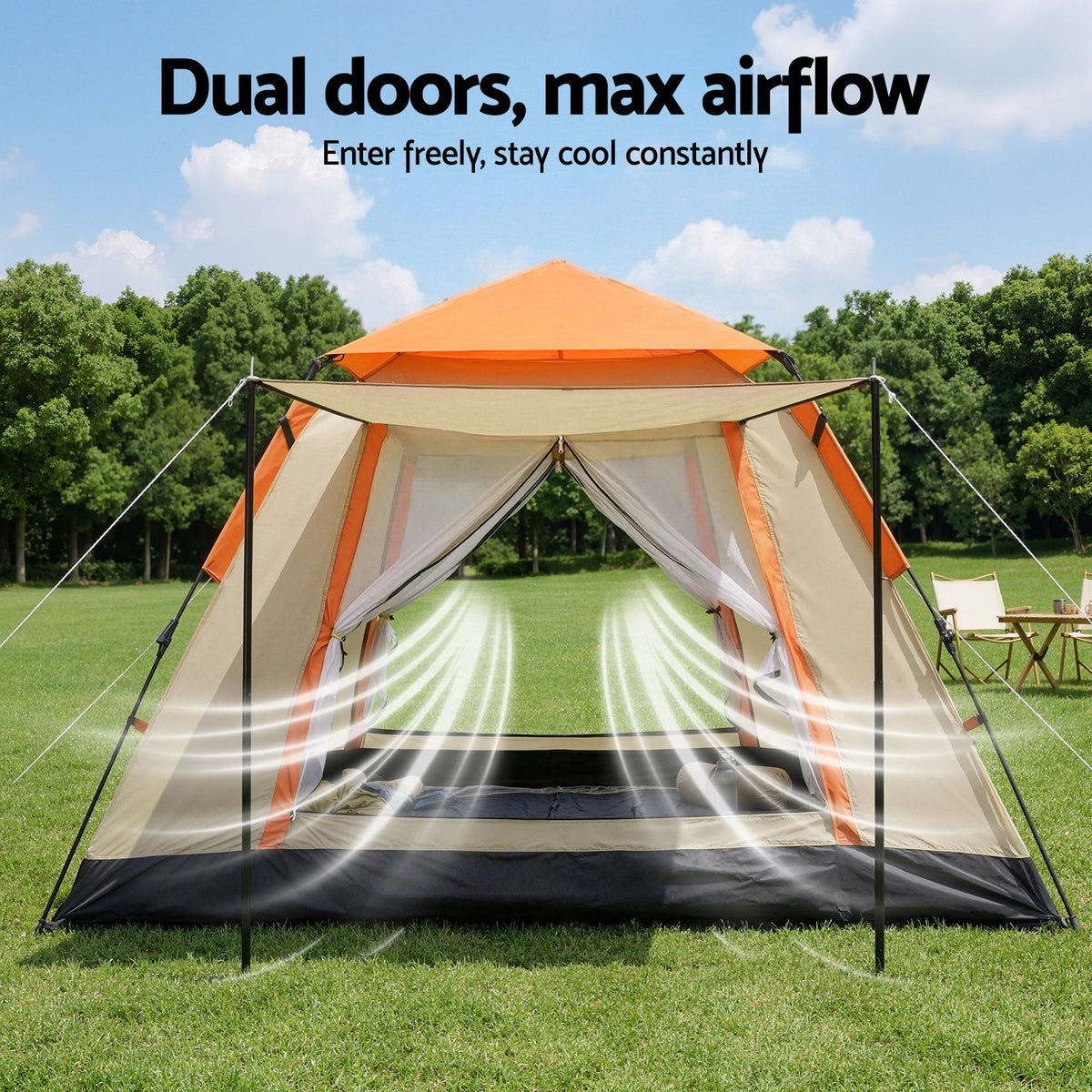 Weisshorn Pop Up Camping Tent 3-4 Person Automatic — product photo 8 of 9