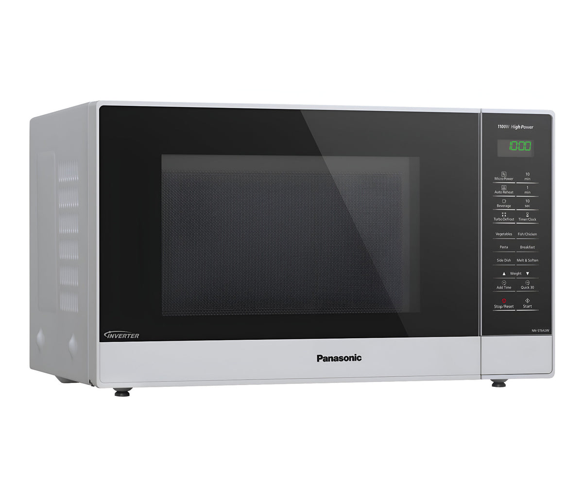 Panasonic 32L Compact Inverter Microwave Oven 1100W NN-ST64JW