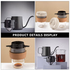 Metal Coffee Strainer Portable Maker Single Cup Drip — product photo 10 of 12